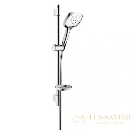 душевой набор hansgrohe raindance select 150 3jet / unica’s puro 0,65 м белый/хром