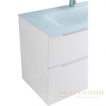тумба belbagno etna etna-h60-1000-2c-so-bl-p 99,6 см, bianco lucido