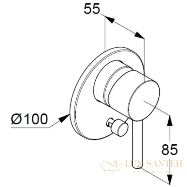 смеситель kludi bozz 387163976 для ванны, черный матовый