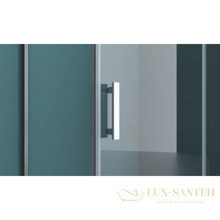 душевой уголок belbagno kraft-ah-12 kraft-ah-12-80/90-c-cr-r 80x90 см, стекло прозрачное