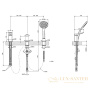смеситель gessi rilievo 59043.279 на борт ванны, white cn