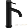смеситель для раковины hansgrohe tecturis s 73310670 с донным клапаном, черный матовый
