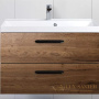 тумба под раковину belbagno aurora aurora-900-2c-so-rt 90 см подвесная, rovere tabacco