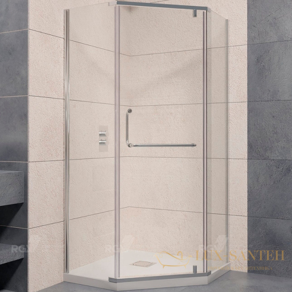 душевой уголок rgw passage 35088188-11 pa-081 80х80, профиль хром, стекло прозрачное