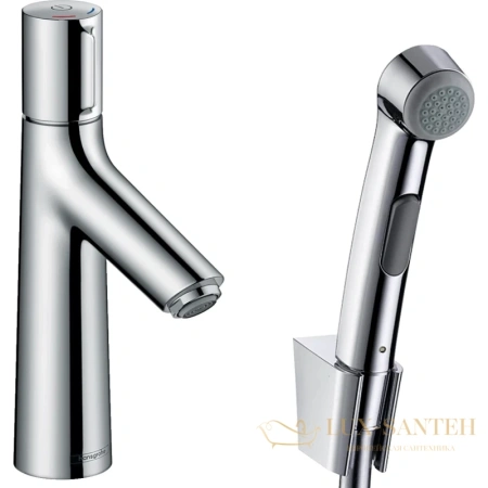 смеситель для раковины hansgrohe talis select s 72291000 с душем