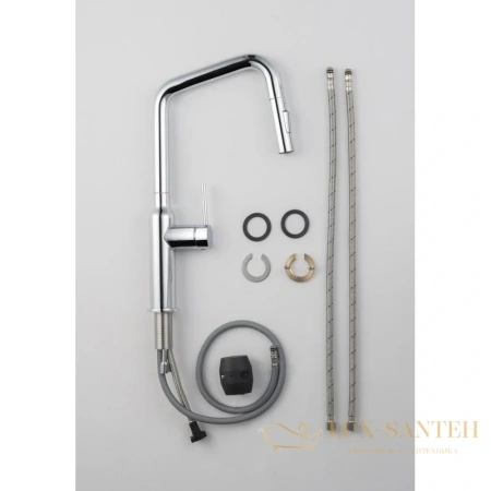 смеситель timo saona 2386/00fl для кухни, хром