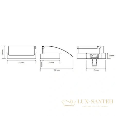 бумагодержатель bemeta solo 139112012, хром