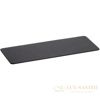 полка для ванной bemeta organic 167102370 30 см, черный матовый