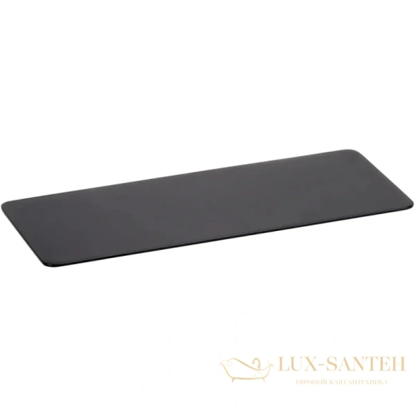 полка для ванной bemeta organic 167102370 30 см, черный матовый