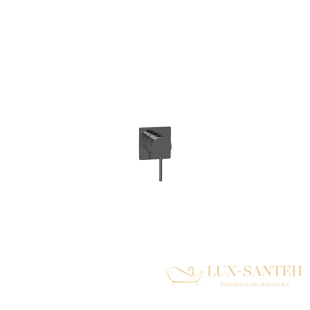 смеситель для душа встраиваемый almar modular e180190.ab, внешняя часть, черный хром брашированный pvd