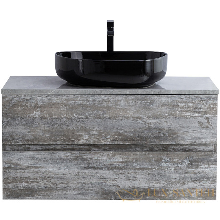 тумба под раковину cezares molveno 46 molveno 46-100-2c-so-lg 100 см подвесная, legno grigio