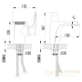 смеситель для раковины lemark shift lm4346c