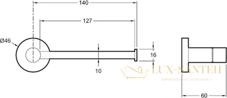 держатель туалетной бумаги jacob delafon classique e77824-cp