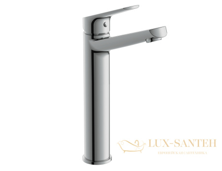 смеситель высокий для раковины, cersanit flavis 63038, цвет хром