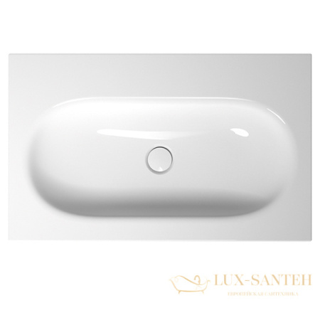 раковина встраиваемая сверху bette comodo a215-000 600х495 мм без отверстия под смеситель, белый