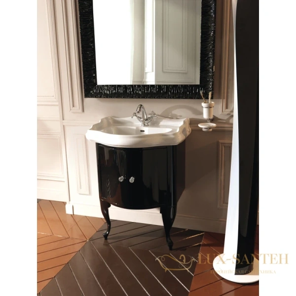 раковина kerasan retro 104601*0 69х52 см без отверстия для смесителя, белый