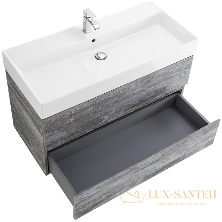 тумба под раковину cezares molveno 46 molveno 46-100-2c-so-lg 100 см подвесная, legno grigio