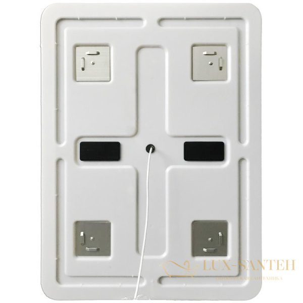 зеркало belbagno spc spc-mar-600-800-led-tch-rad с подсветкой, с сенсорным выключателем, с bluetooth, с термометром, с радио