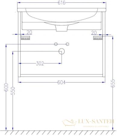тумба под раковину jacob delafon madeleine 60x46 eb2052-j51 белый