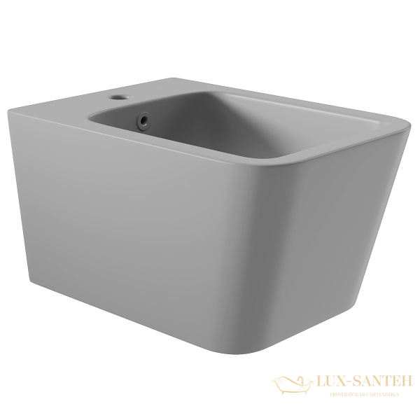 биде подвесное aqueduto macio mac0330, 525*370, серый матовый