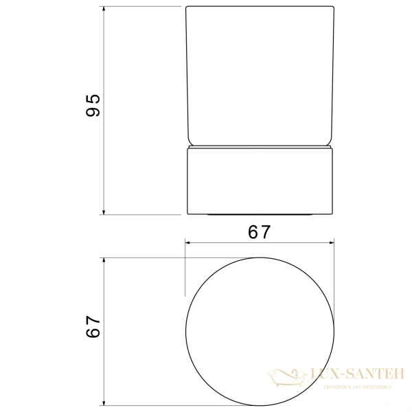 стакан для зубных щеток timo saona 13231/16, белый матовый