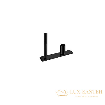 смеситель на борт ванны fantini milano, 31 p5 3067, 3 отверстия, 2 источника, с ручным душем, без излива, matt gun metal pvd