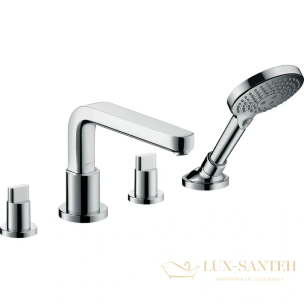 смеситель для ванны hansgrohe metris s 31447000, хром