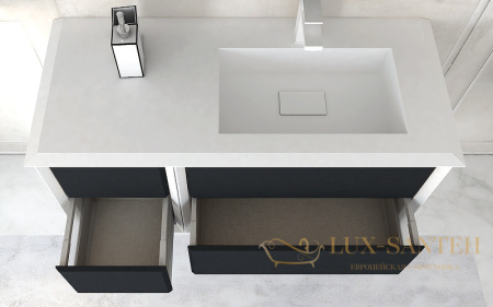 тумба cezares bellagio 54718 35 см подвесная, grafite