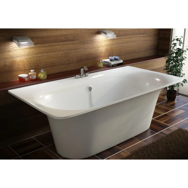 ванна astra-form прима 01010037 из литого мрамора 185,1х90,2 см, белый