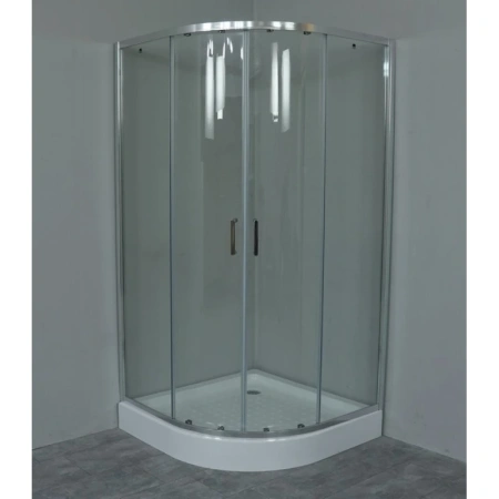 душевой уголок timo altti altti-608 c без поддона 80x80 см, стекло прозрачное