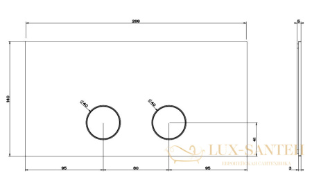 накладная панель gessi 54613.031 для инсталляций viega, хром