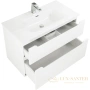 тумба belbagno etna etna-h60-1000-2c-so-bl-p 99,6 см, bianco lucido