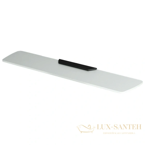 полка стеклянная wasserkraft glan k-5124 53 см, черный глянец
