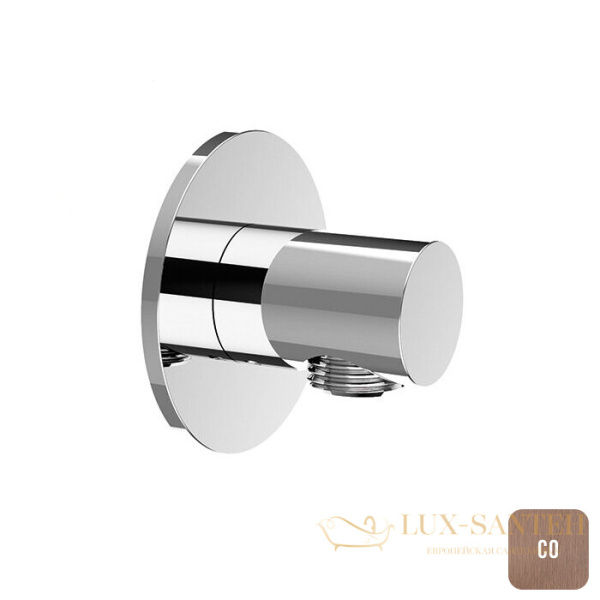 шланговое подключение almar round e095040.co, медь брашированная pvd