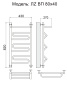 полотенцесушитель ника curve лz вп 80/40, цвет хром