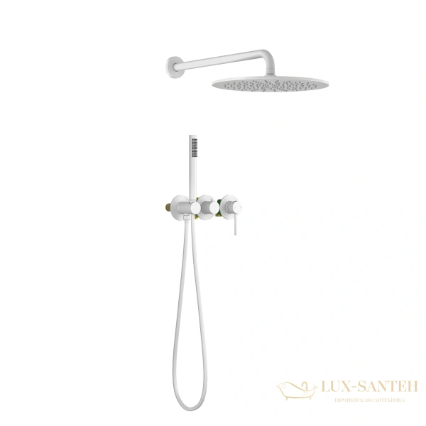 душевая система для душа встраиваемая timo saona sx-2349/16sm, белый матовый  