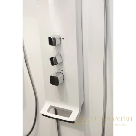 душевая панель hansgrohe raindance lift 180 2jet 27008400 внешнего монтажа, белый/хром