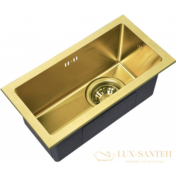 кухонная мойка zorg pvd bronze szr-2344 bronze 23 см, бронза