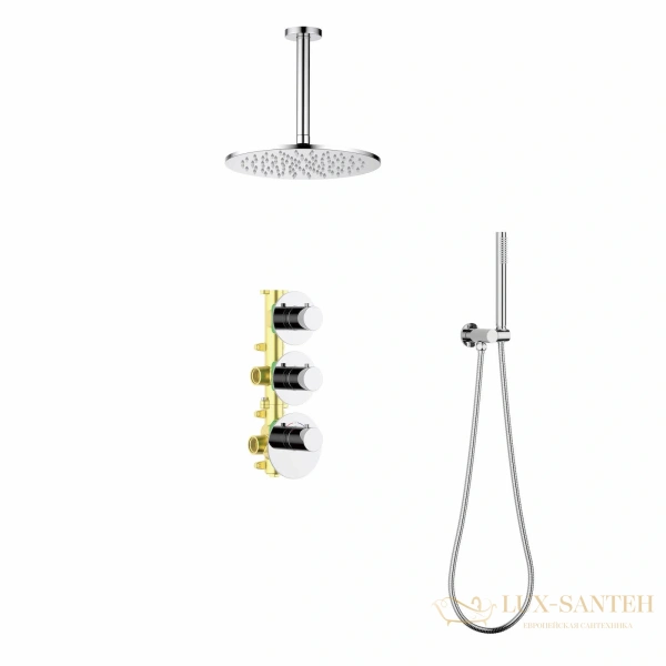 душевая система для душа термостатическая встраиваемая timo saona sx-2399/00sm, хром