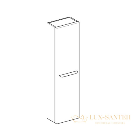 шкаф-пенал geberit myday 824001000 400х1500 мм