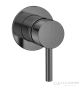 смеситель для душа встраиваемый aquame aqm8804gm,  со встроенной частью, оружейная сталь брашированная