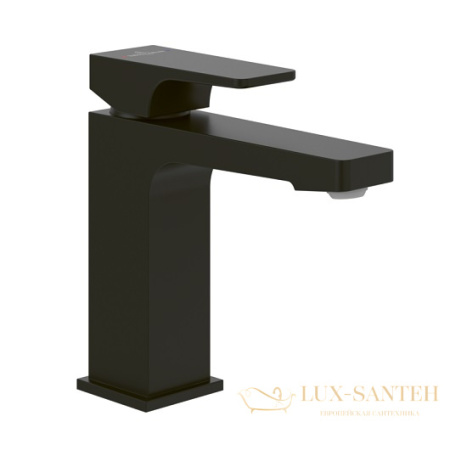 смеситель для раковины villeroy & boch architectura square tvw125001000k5, черный матовый