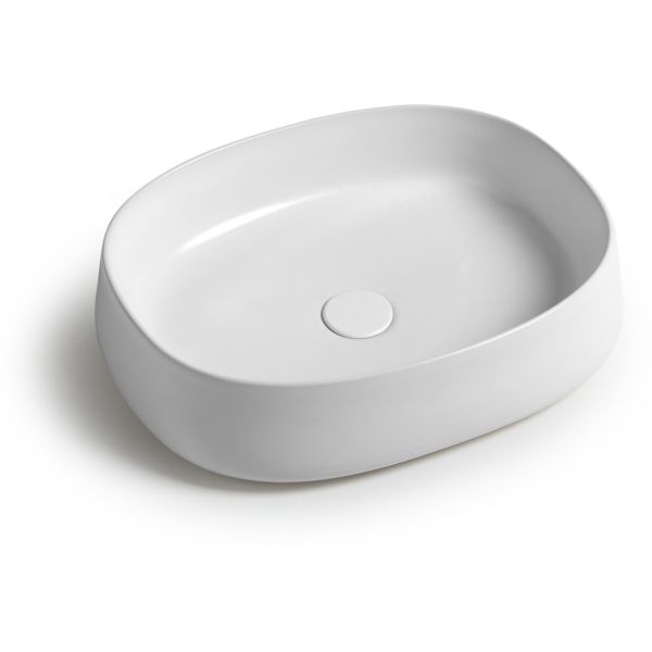 раковина прямоугольная white ceramic jumper w0717oc накладная 50x40x13 см, оранжевый матовый