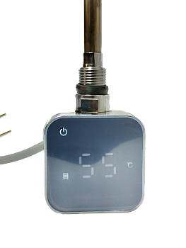 электрический тэн lux-04м-300 с дисплеем и таймером (сенсор) 300w хром