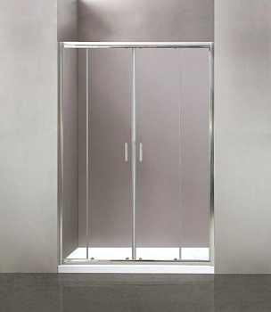 душевая дверь belbagno uno-bf-2 uno-bf-2-180-m-cr 180 см, стекло матовое