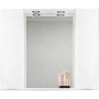 зеркальный шкаф belbagno marino marino-spc-1000/750-2a-bl-p 100 см с подсветкой, bianco lucido