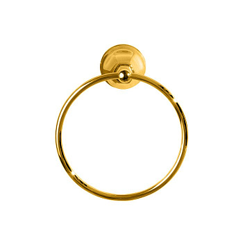 nicolazzi teide, 1485go05, полотецедержатель-кольцо 19.5см., подвесной, цвет золото
