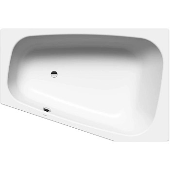 стальная ванна kaldewei plaza duo 237200013001 192 l 180х120 см с покрытием easy-clean, альпийский белый 