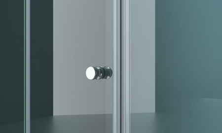 душевая дверь belbagno albano albano-bs-13-40+100-c-cr 140 см профиль хром, стекло прозрачное 