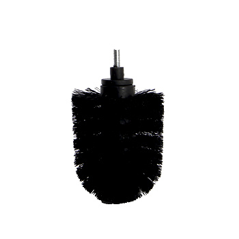 щетка для унитаза запасная wasserkraft k-012, цвет черный